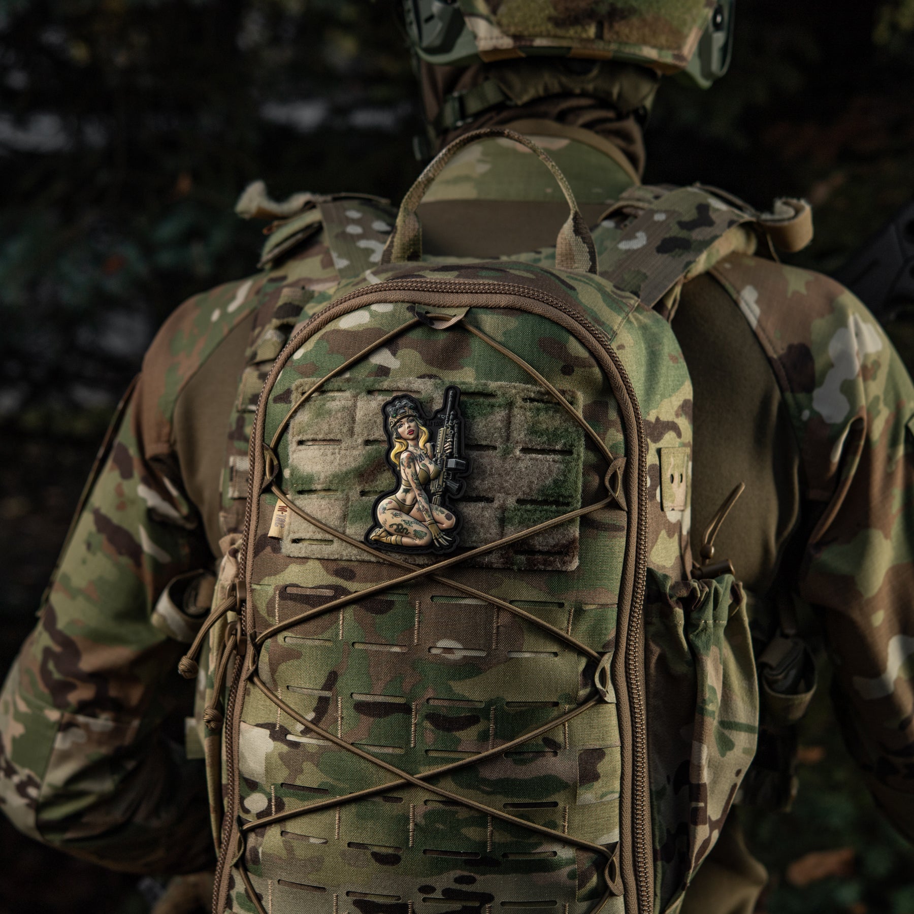 M-Tac нашивка Tactical girl №5 PVC Hooligan