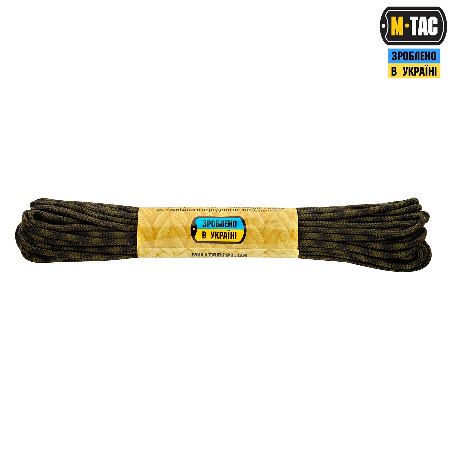 M-Tac паракорд 550 type III Black/Forest 15м