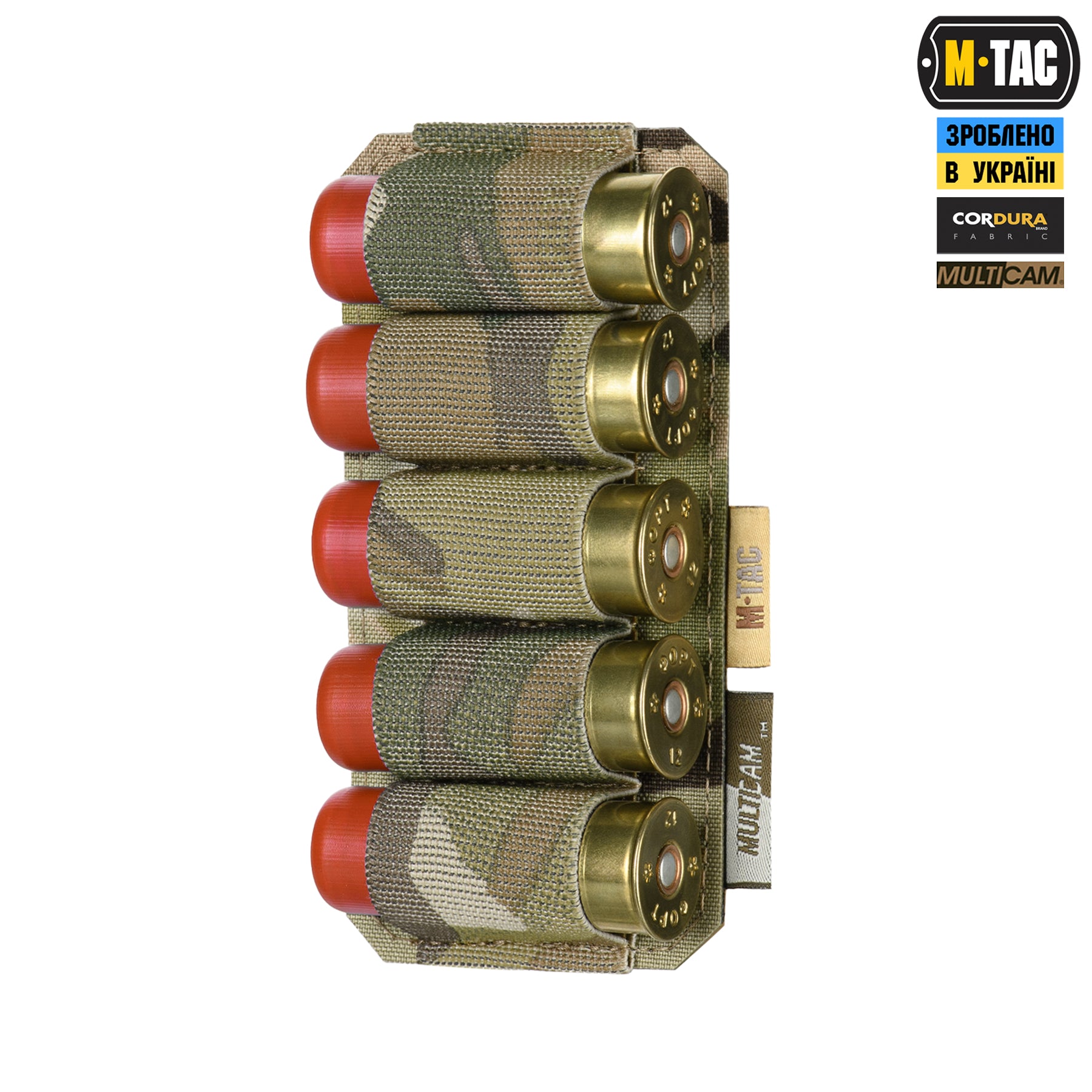 M-Tac Патронташ на липучці для набоїв 12 калібру Multicam