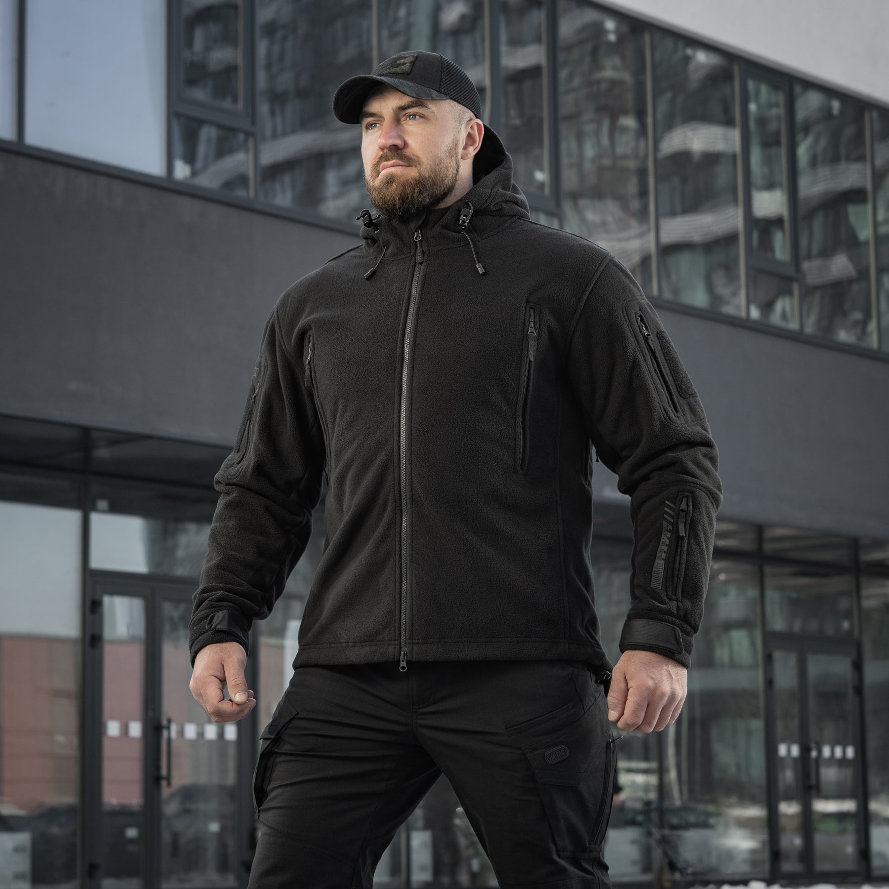 M-Tac куртка флісова Windblock Division Gen.II Black