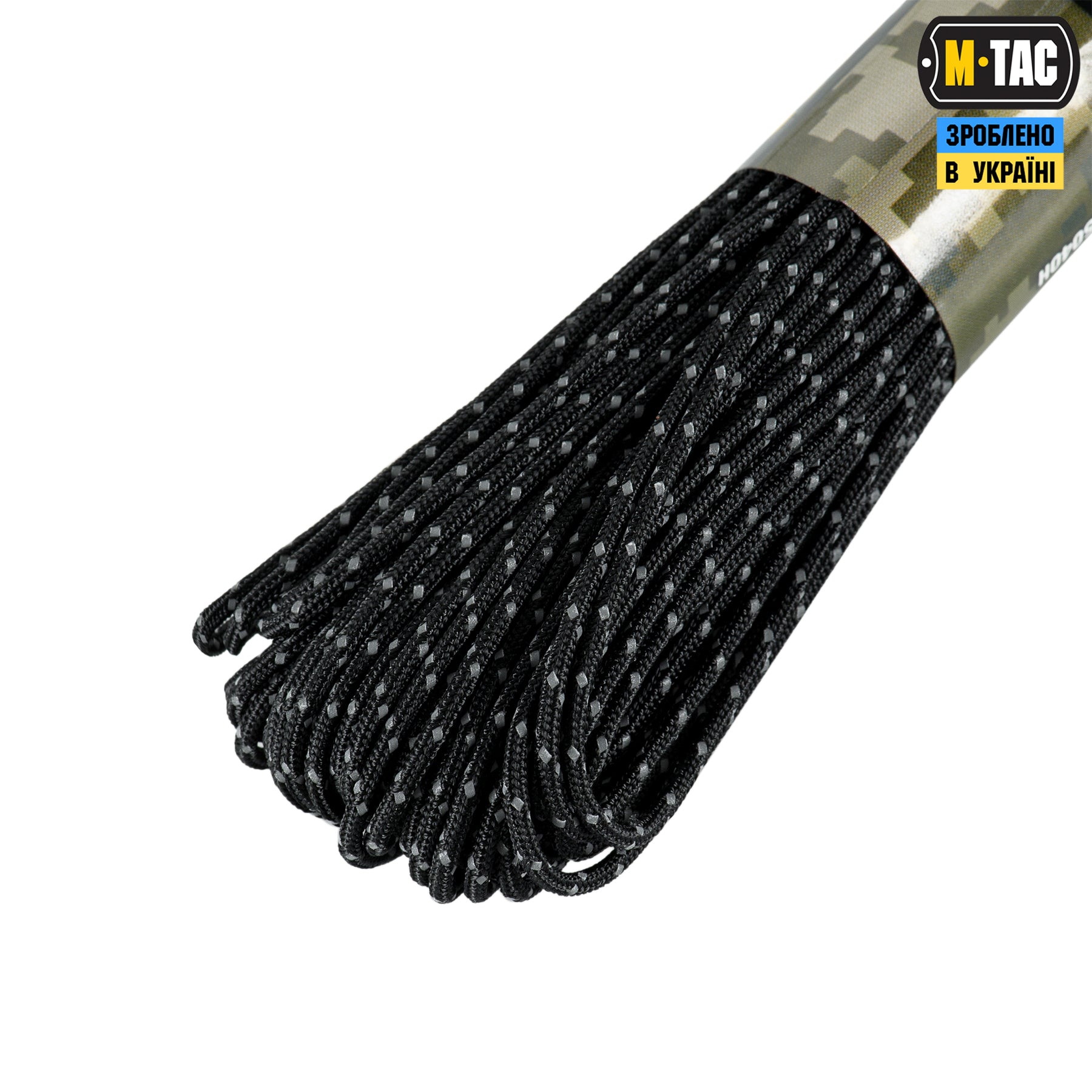 M-Tac паракорд Minicord Mil-Spec 30m Black Reflective