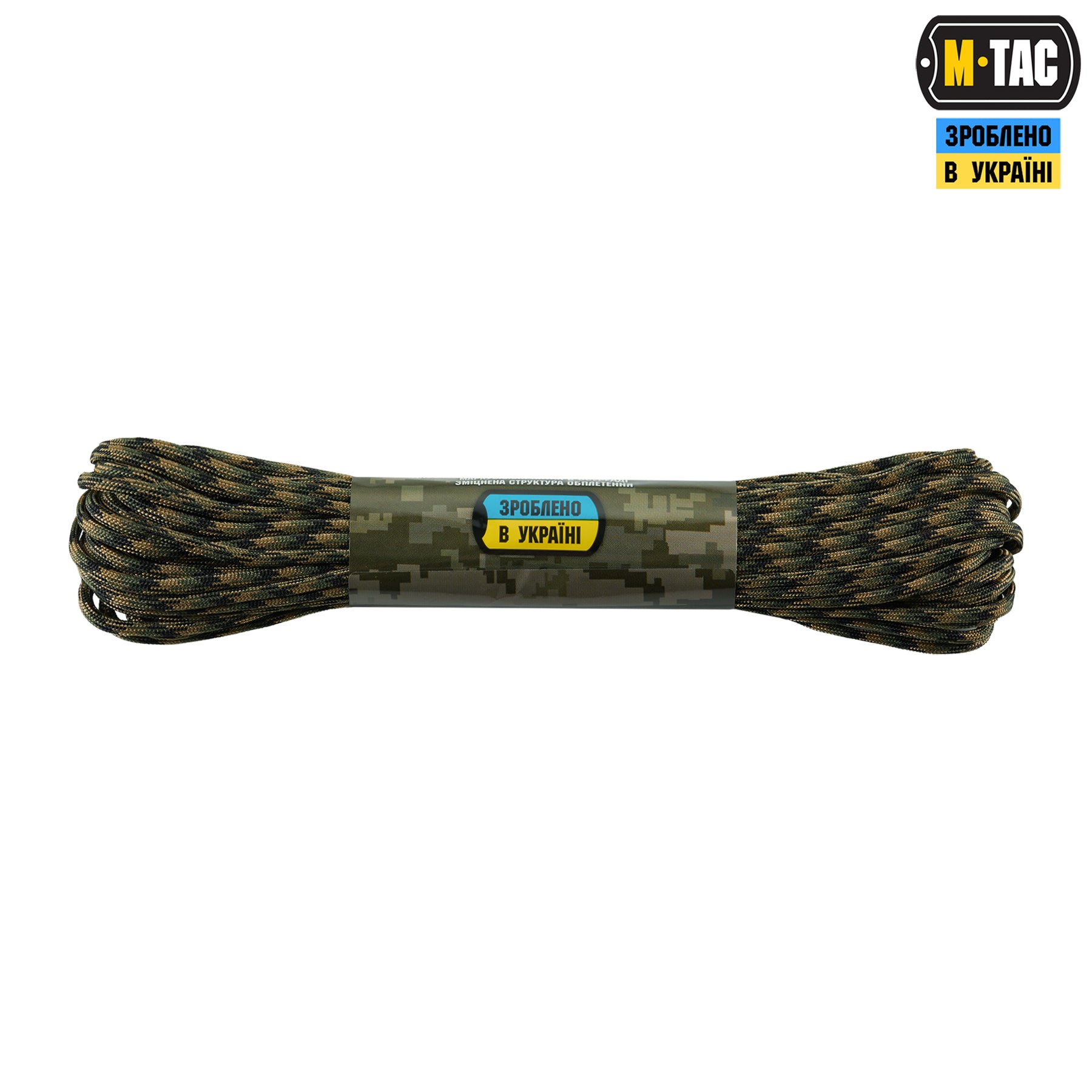 M-Tac паракорд 550 mil-spec 15m Woodland Marpat