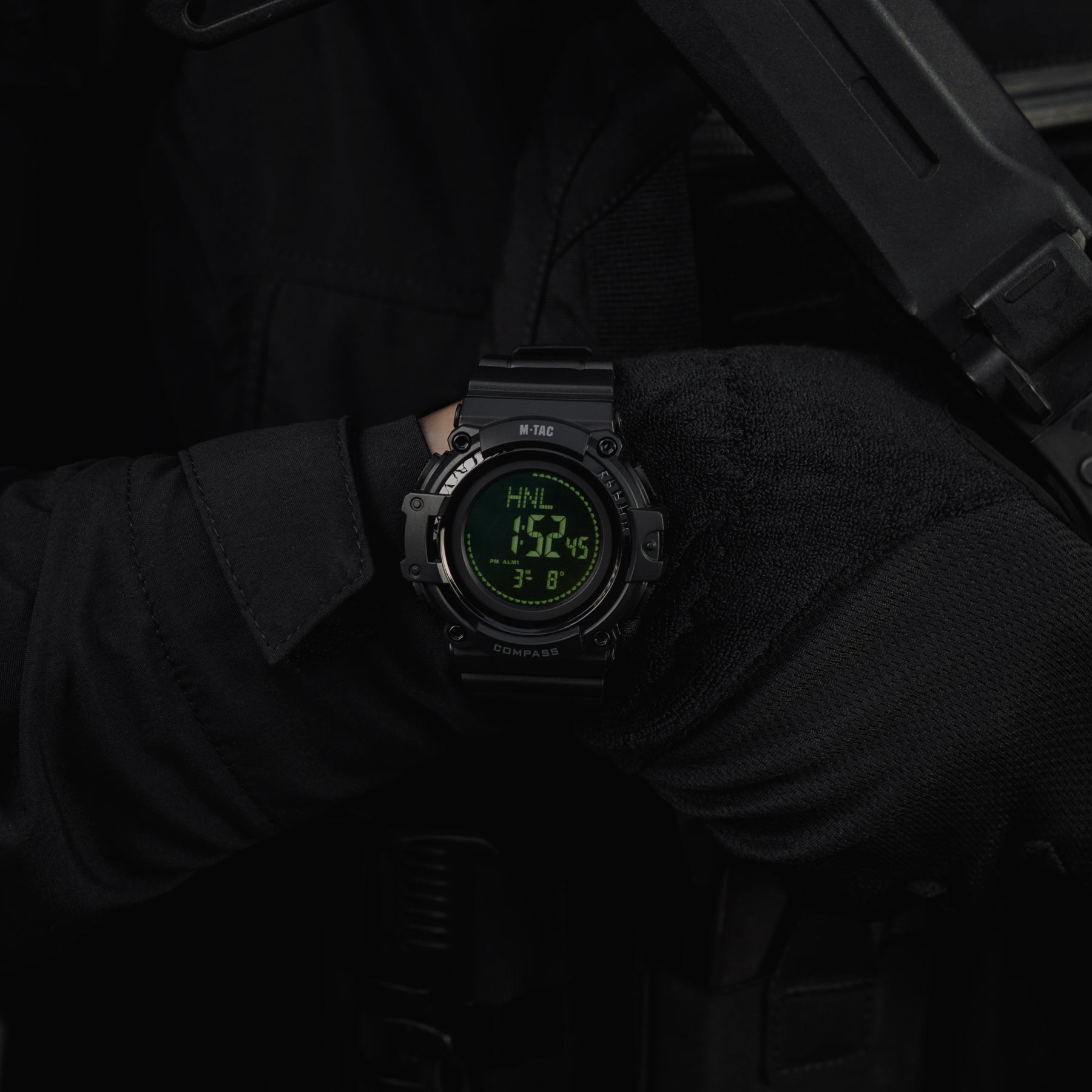 M-Tac годинник тактичний з компасом 2233 Black