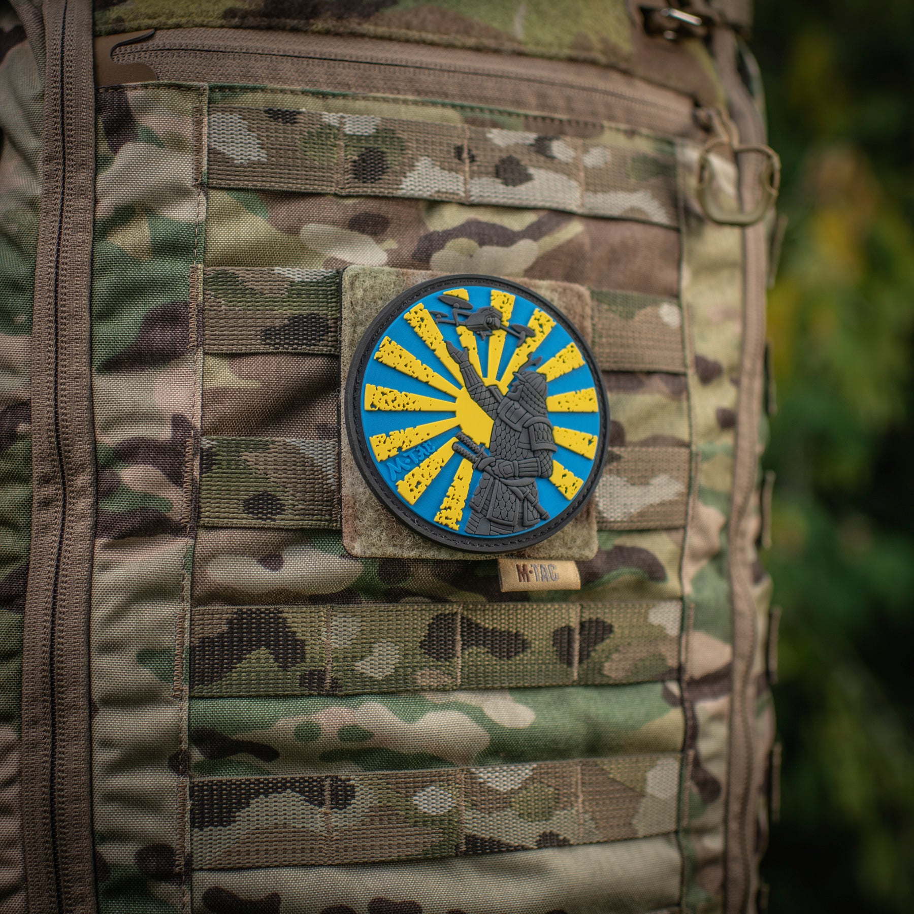 M-Tac панель для нашивок на MOLLE 80x85 Multicam