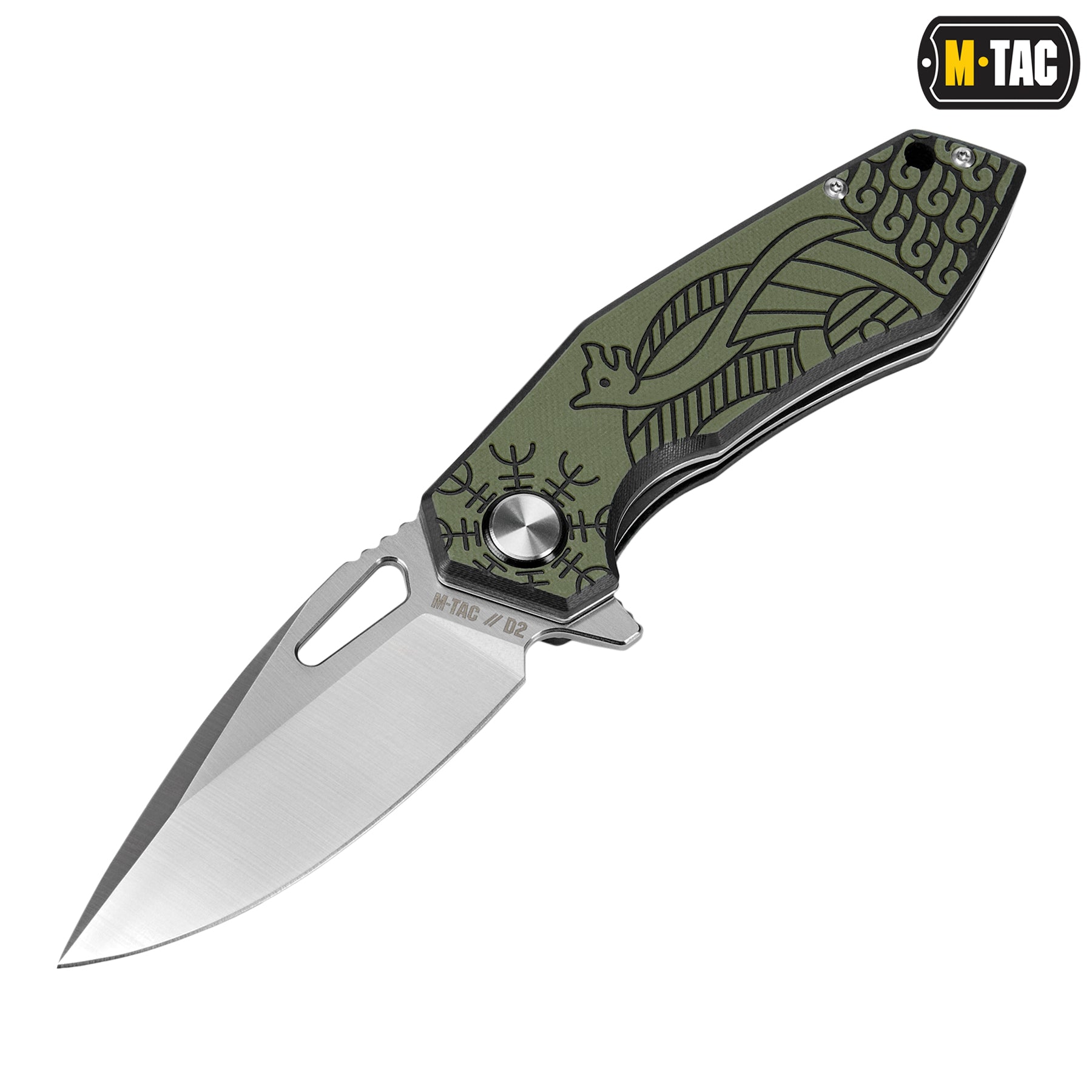 M-Tac ніж складний Type 12 Scandinavian Black/Olive