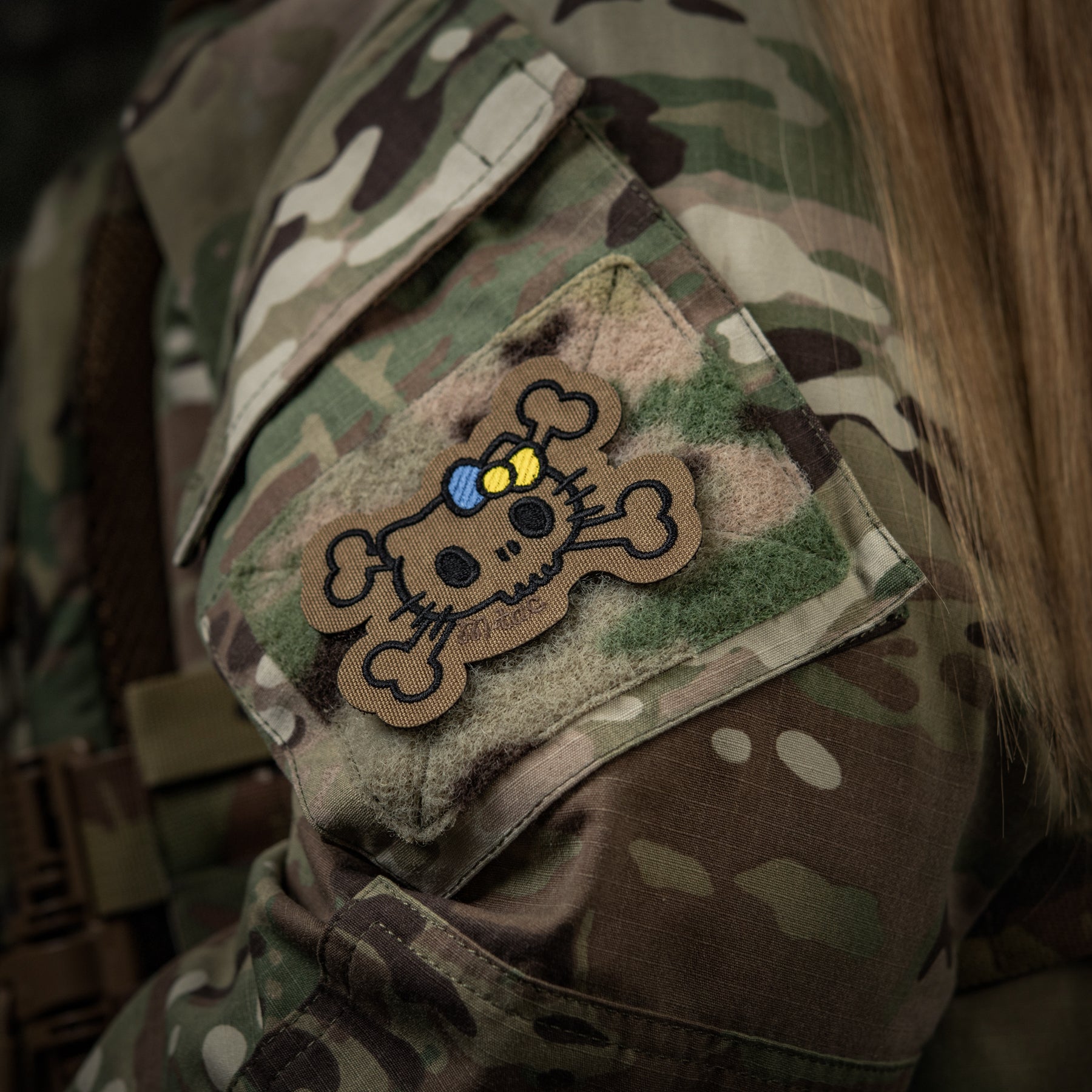 M-Tac нашивка KITTY контур (вишивка) Coyote