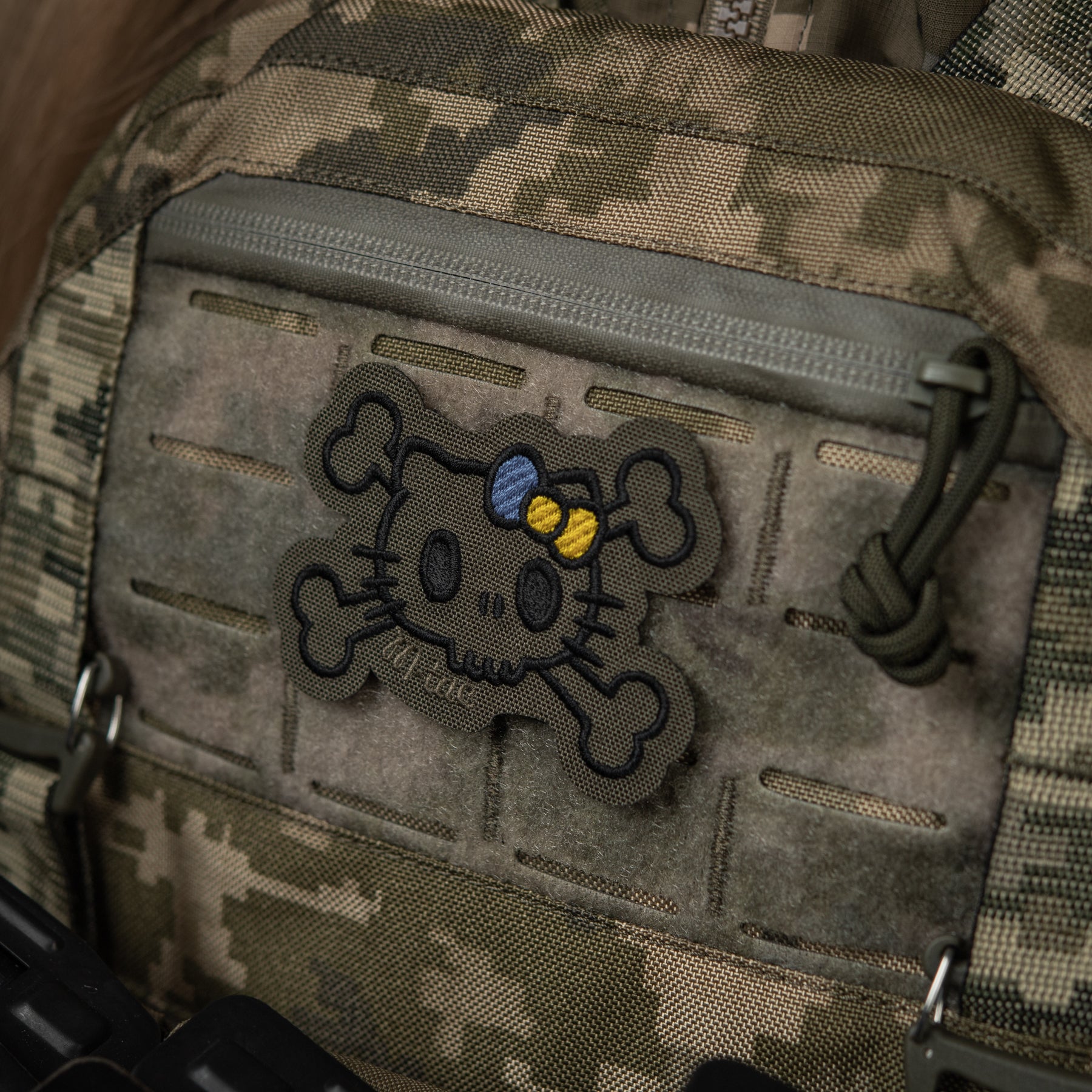 M-Tac нашивка KITTY контур (вишивка) Ranger Green