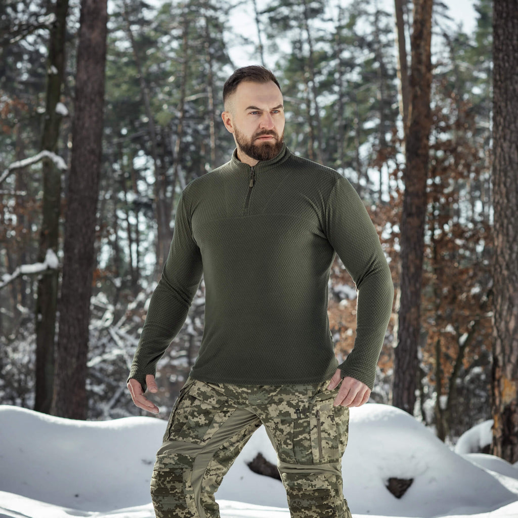 M-Tac термосорочка фліс Delta Level 2 Hex Army Olive