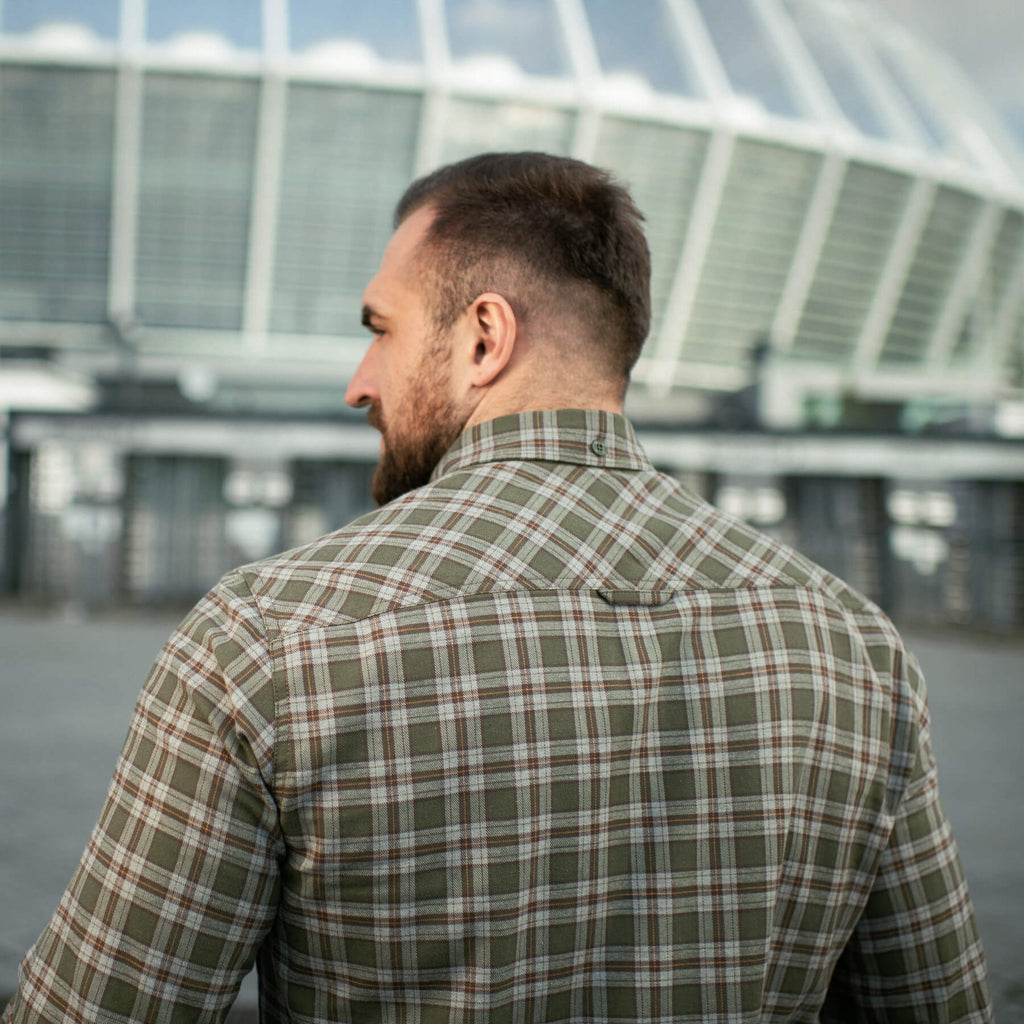 M-Tac сорочка Lumberjack Cotton Shirt Olive/Grey