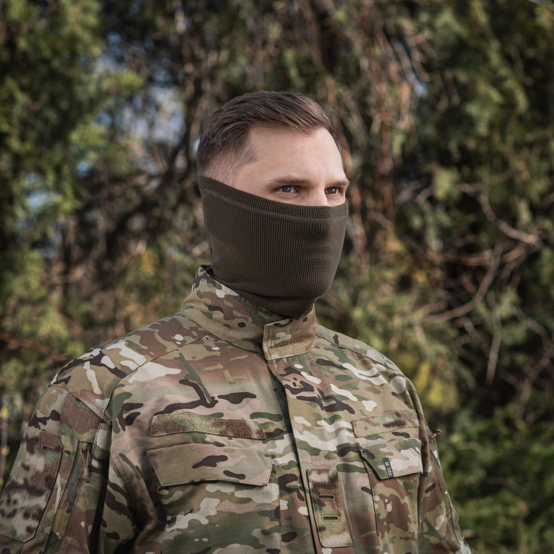M-Tac шарф-труба довгий мікрофліс ріп-стоп Dark Olive