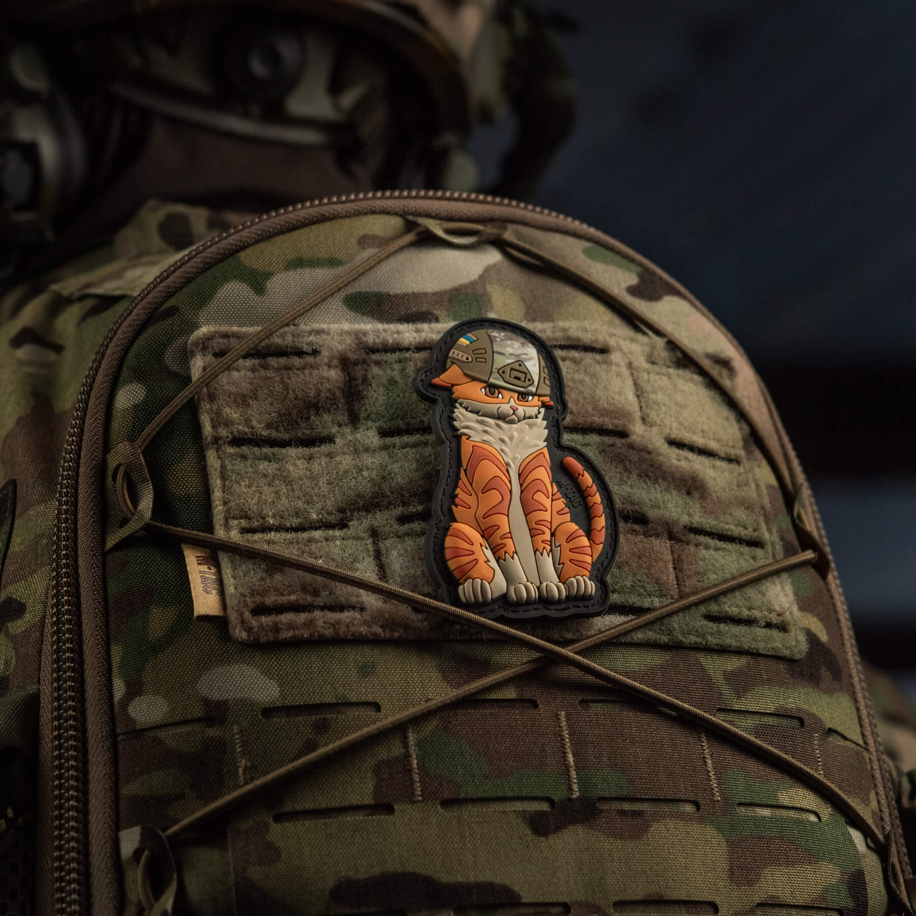 M-Tac нашивка Orange Cat PVC (MC cover)