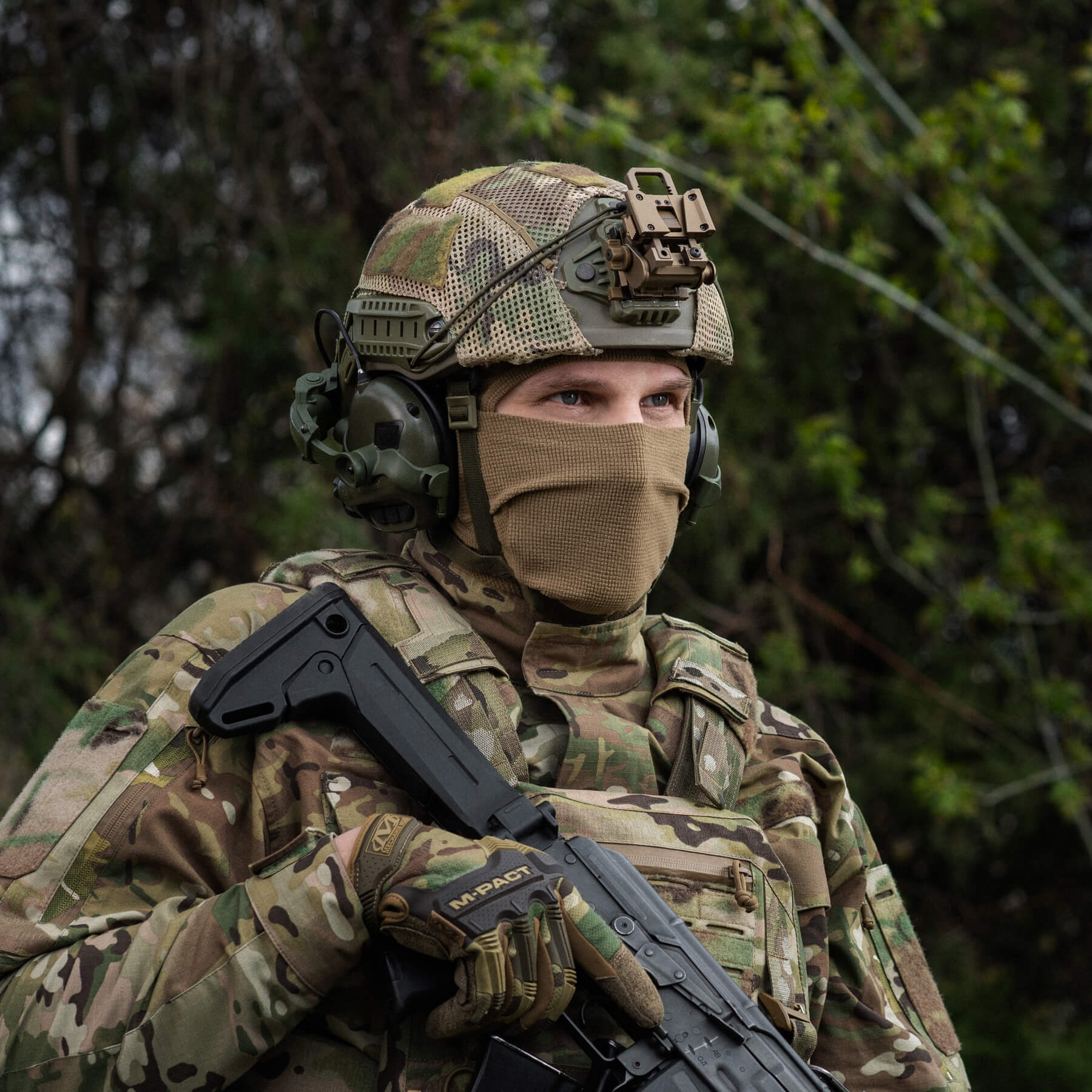 M-Tac балаклава-ніндзя Pro мікрофліс ріп-стоп Tan