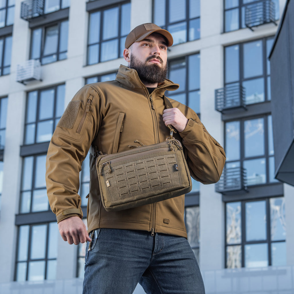 M-Tac сумка Admin Bag Large Elite з липучкою Hex Coyote