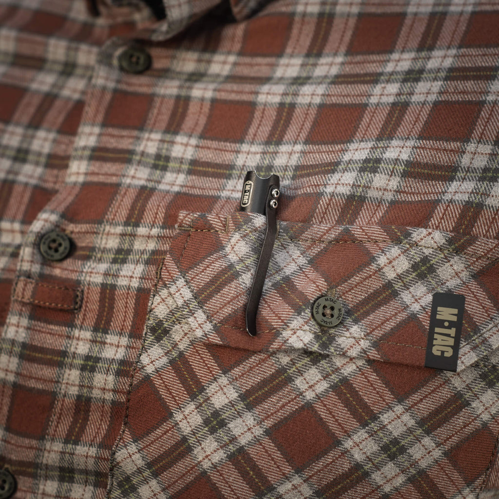 M-Tac сорочка Lumberjack Cotton Shirt Brown/Grey