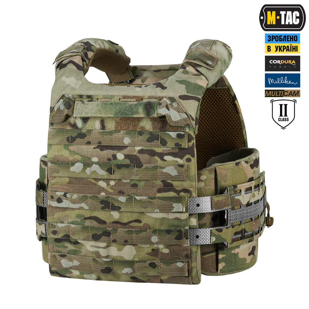 M-Tac плитоноска Cuirass Tiger Elite 2 клас захисту (розмір плити L) Multicam