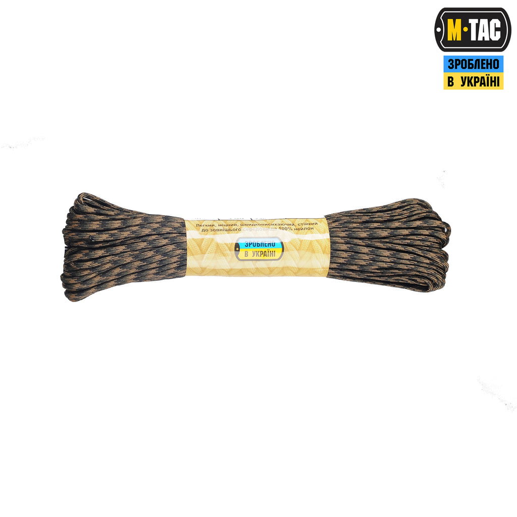 M-Tac паракорд 550 type III Woodland Marpat 30м