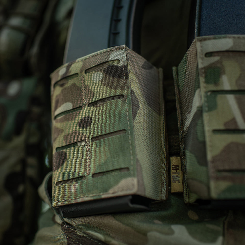M-Tac підсумок для магазина на гумці (10 см) Laser Cut Multicam