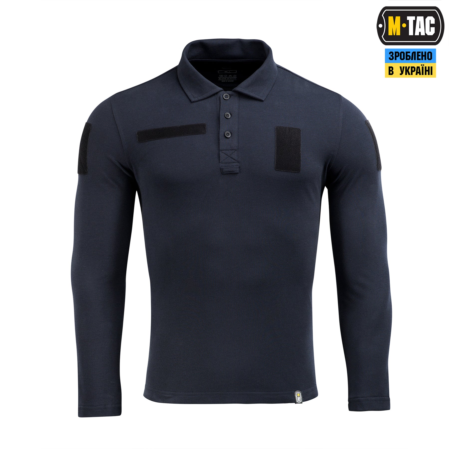 M-Tac поло тактичне довгий рукав 65/35 Dark Navy Blue