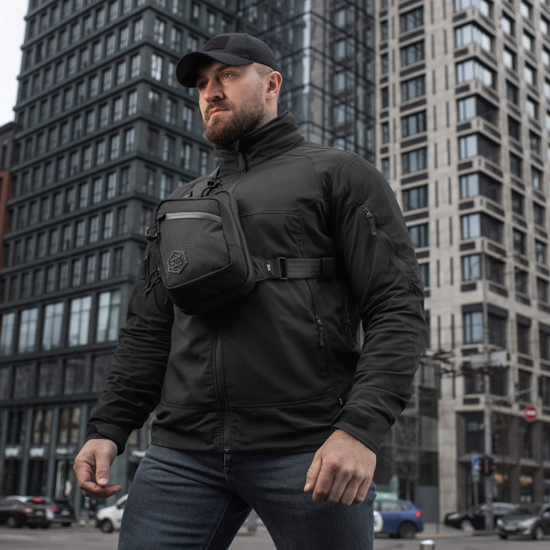 M-Tac сумка Sling Pistol Bag Hex Black