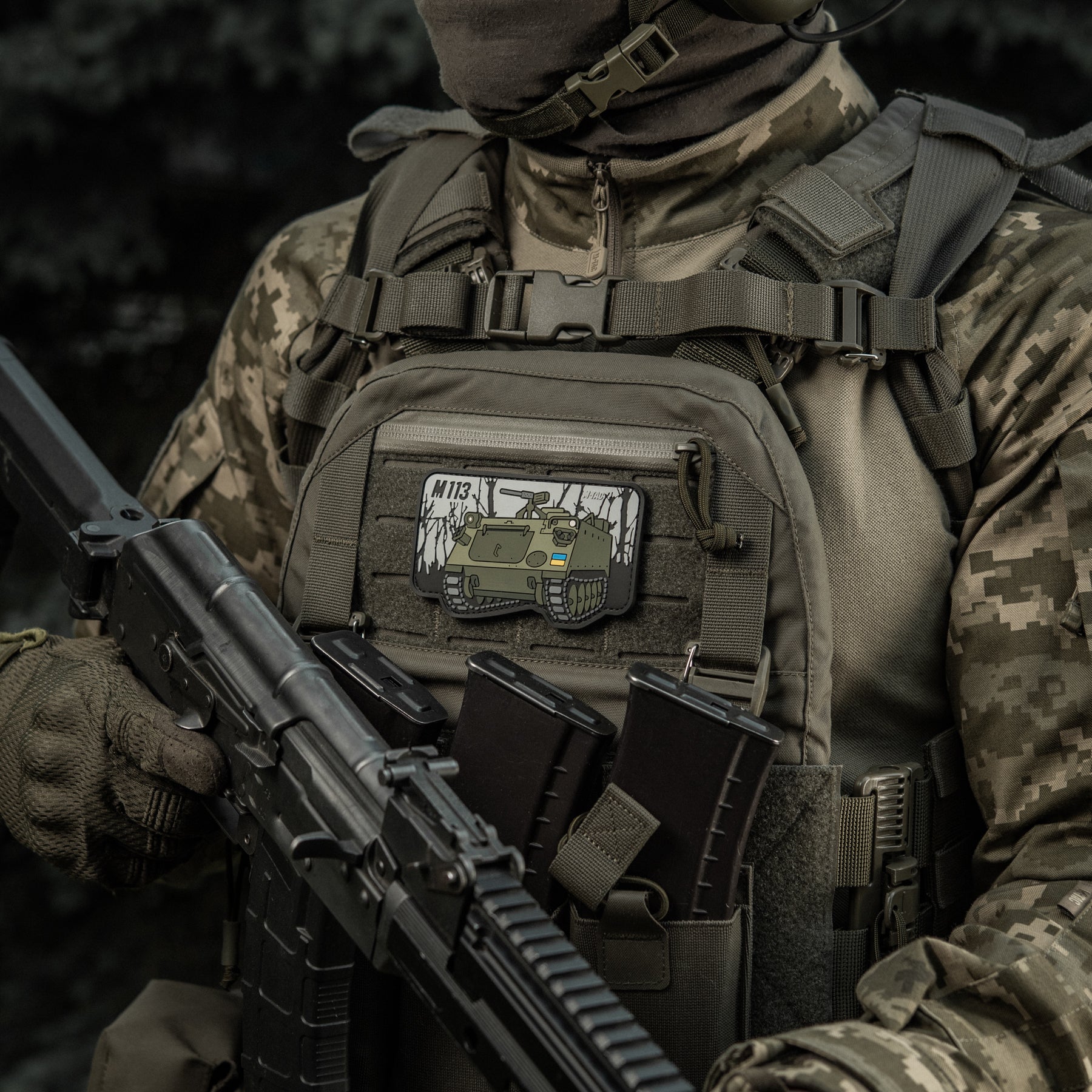 M-Tac нашивка M113 (PVC)