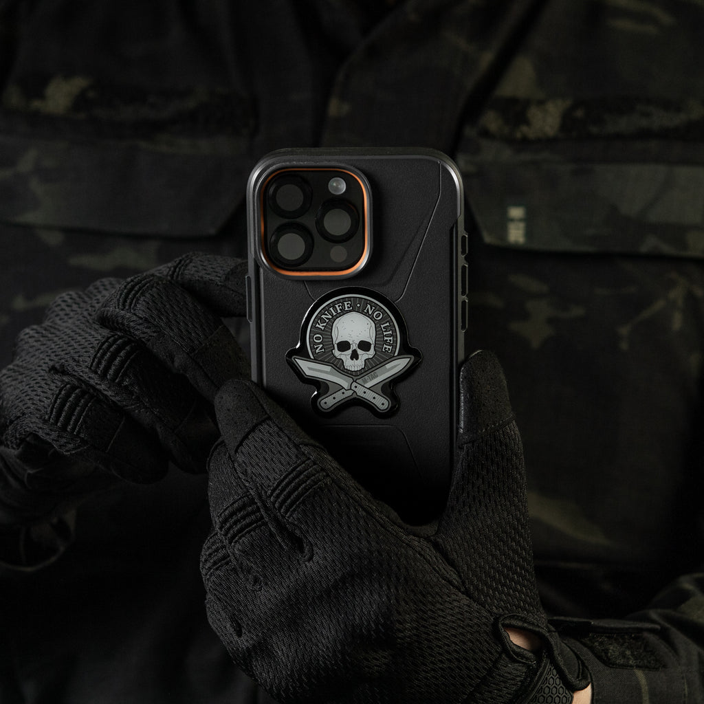 M-Tac наклейка обємна No Knife - No Life