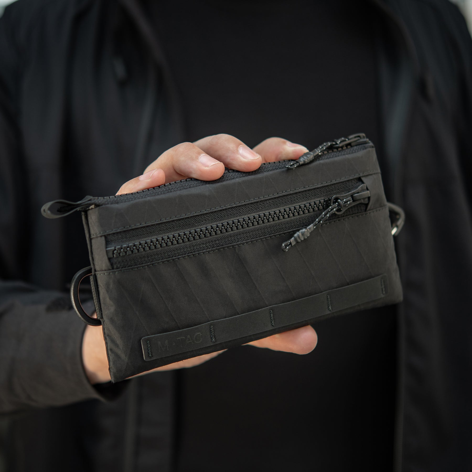 M-Tac гаманець горизонтальний з карабіном X-PAC Elite Black