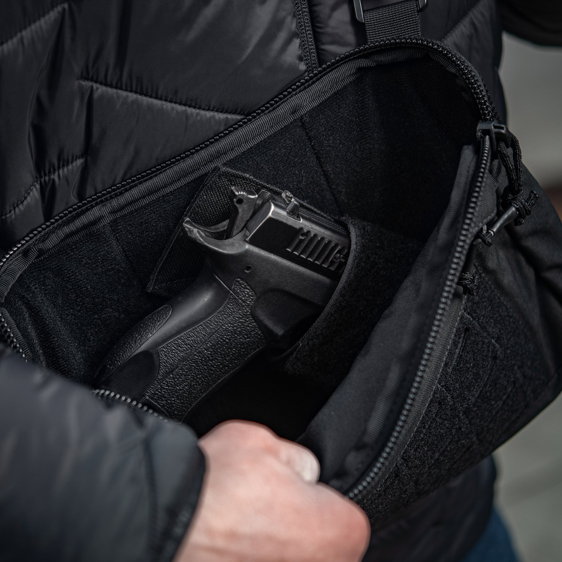 M-Tac сумка Admin Bag Medium Elite з липучкою Black