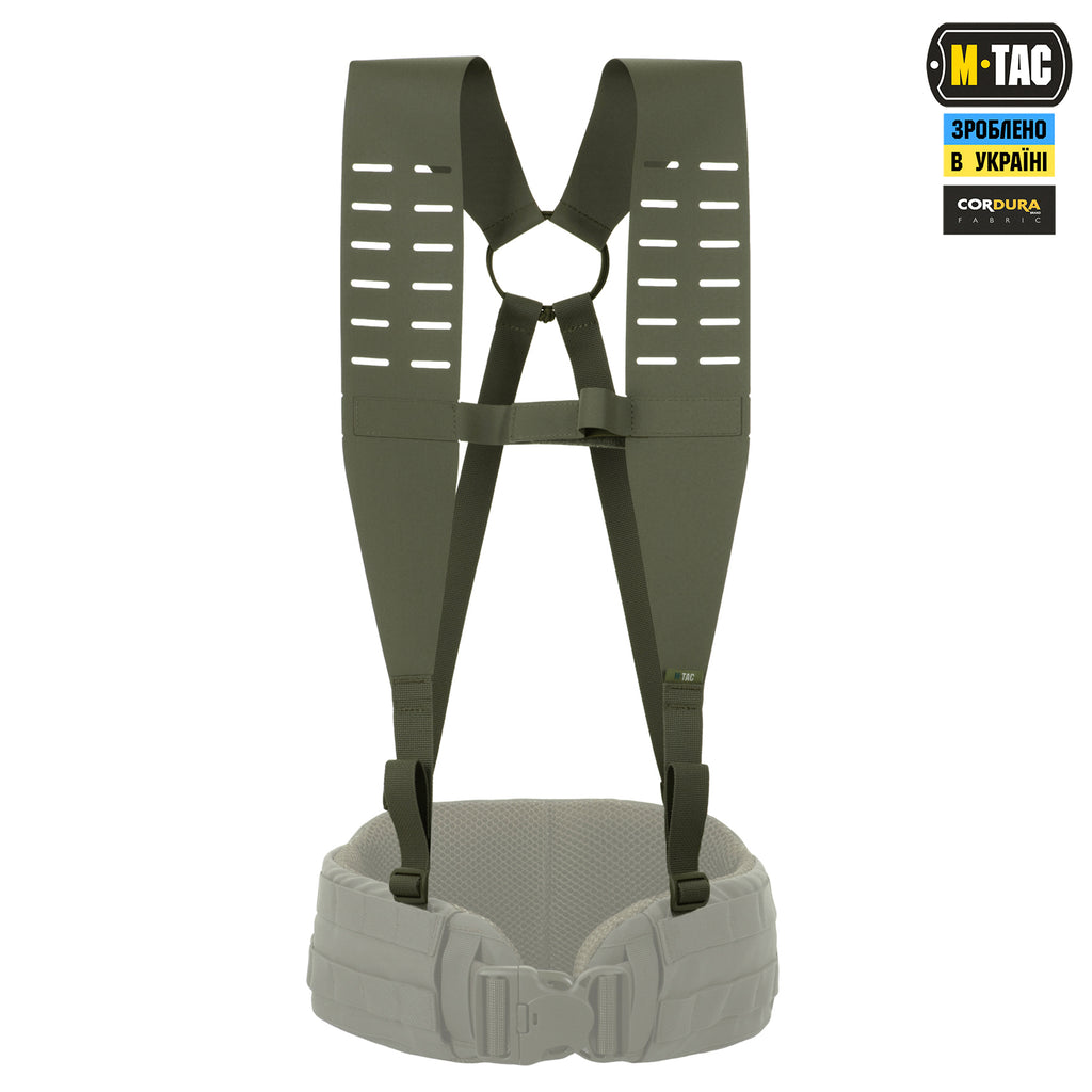 M-Tac ремені плечові для тактичного пояса Laser Cut Ranger Green