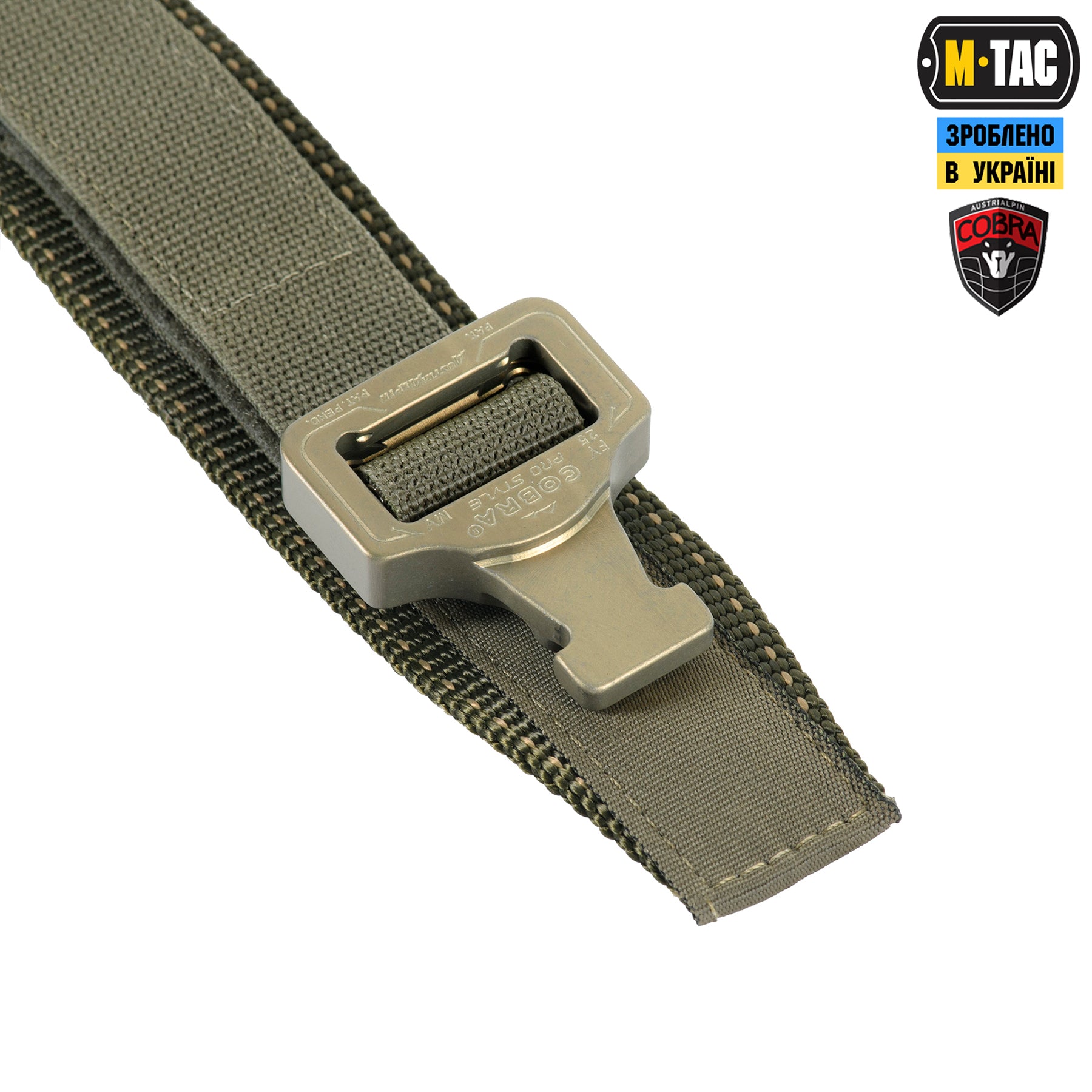M-Tac ремінь Cobra Buckle Belt Ranger Green
