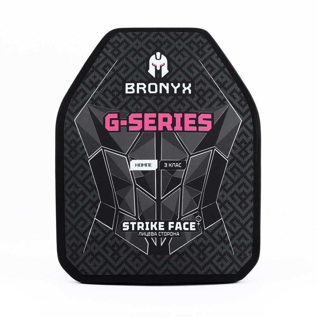 BRONYX комплект бронеплит (2 шт) G-Series (для жінок) 3-го класу розмір L