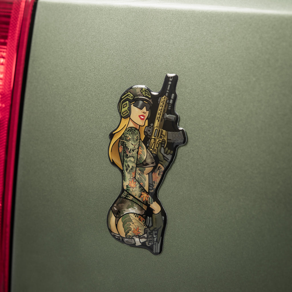 M-Tac наклейка Tactical girl №4 tatoo Якудза