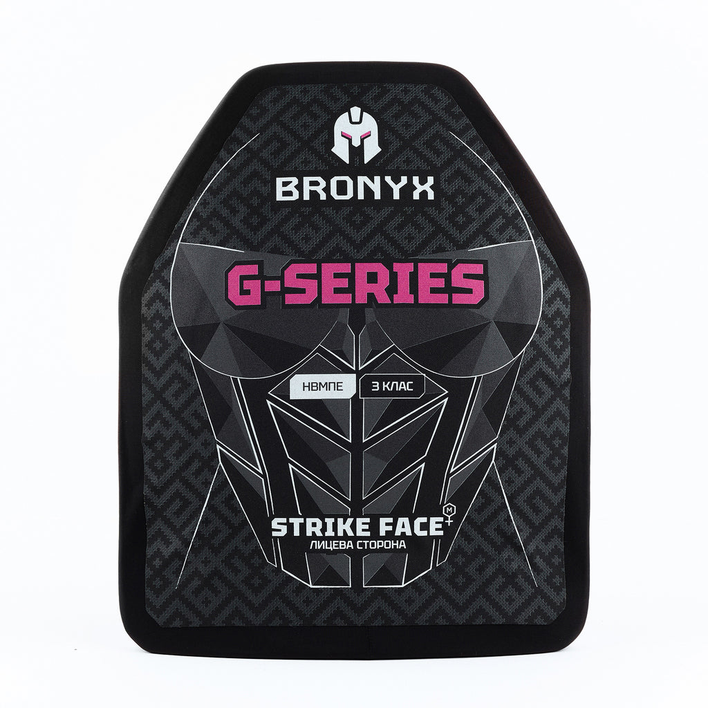 BRONYX комплект бронеплит (2 шт) G-Series (для жінок) 3-го класу розмір M