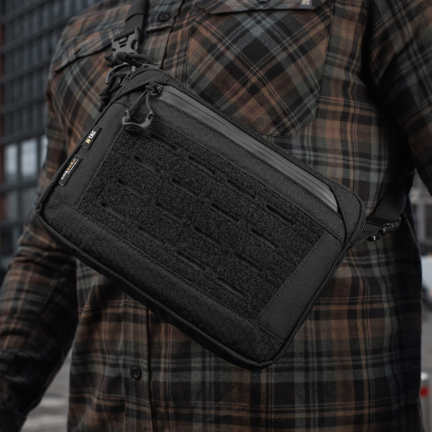 M-Tac сумка Admin Bag з липучкою Black