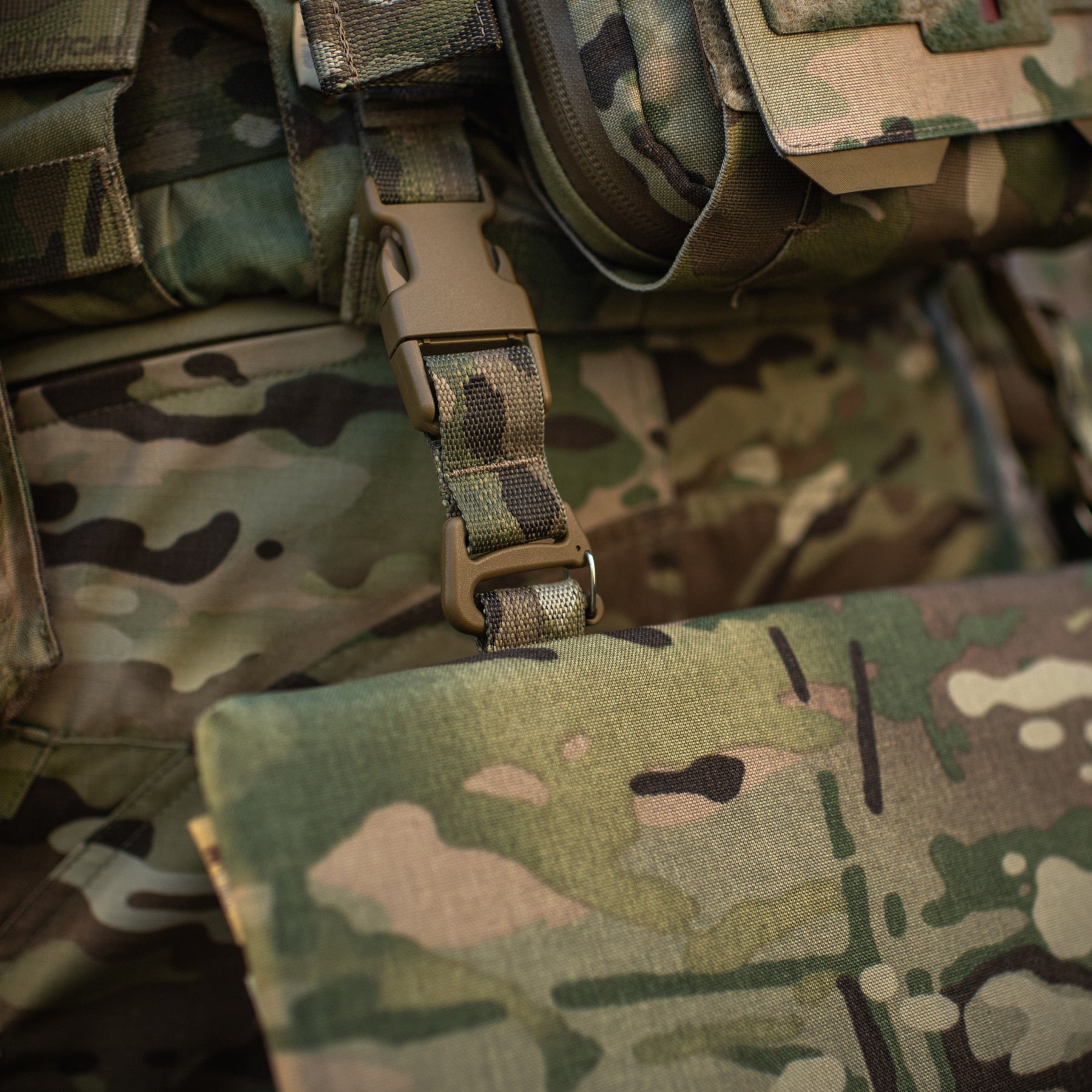 M-Tac килимок для сидіння трьохсекційний з балістичним пакетом 1 клас (BRONYX) Multicam