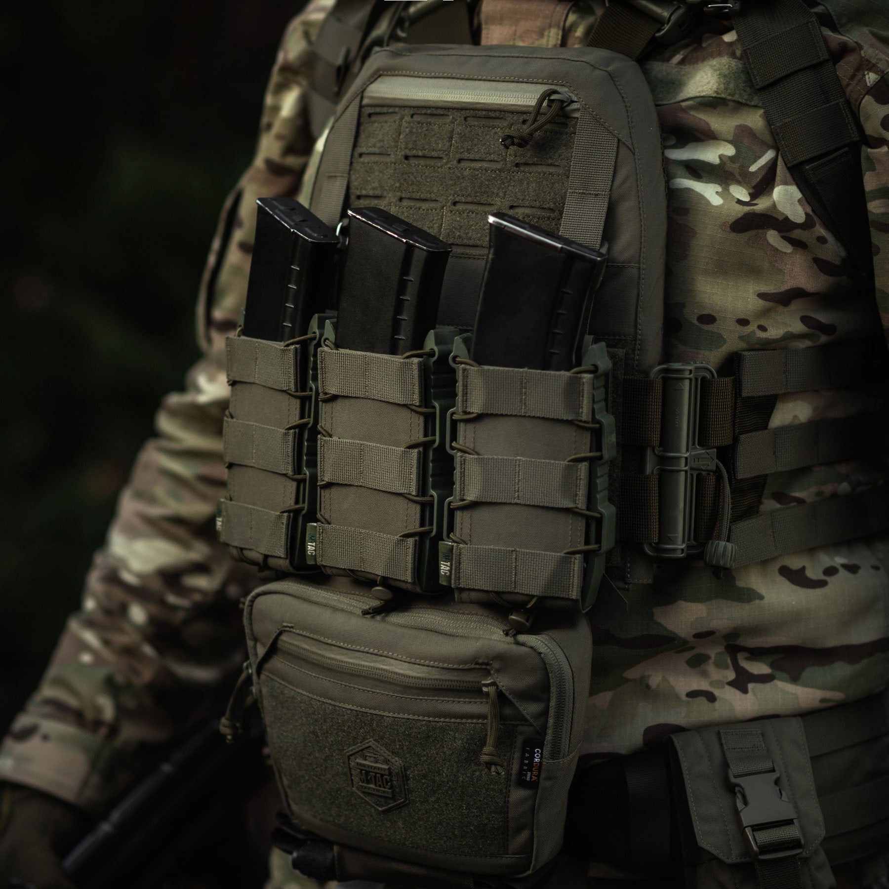M-Tac підсумок відкритий для магазину FAST Elite Ranger Green