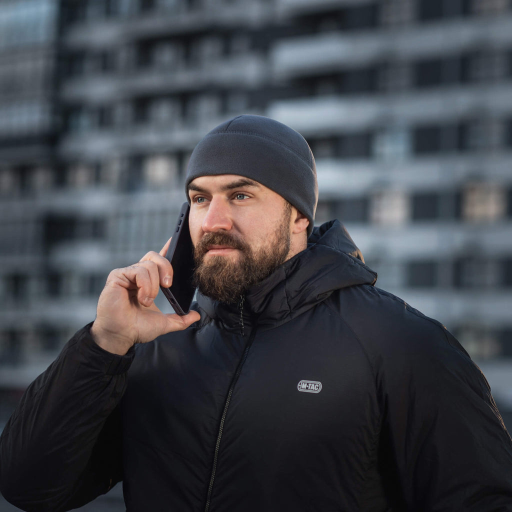 M-Tac шапка Watch Cap Elite фліс (320г/м2) Dark Grey