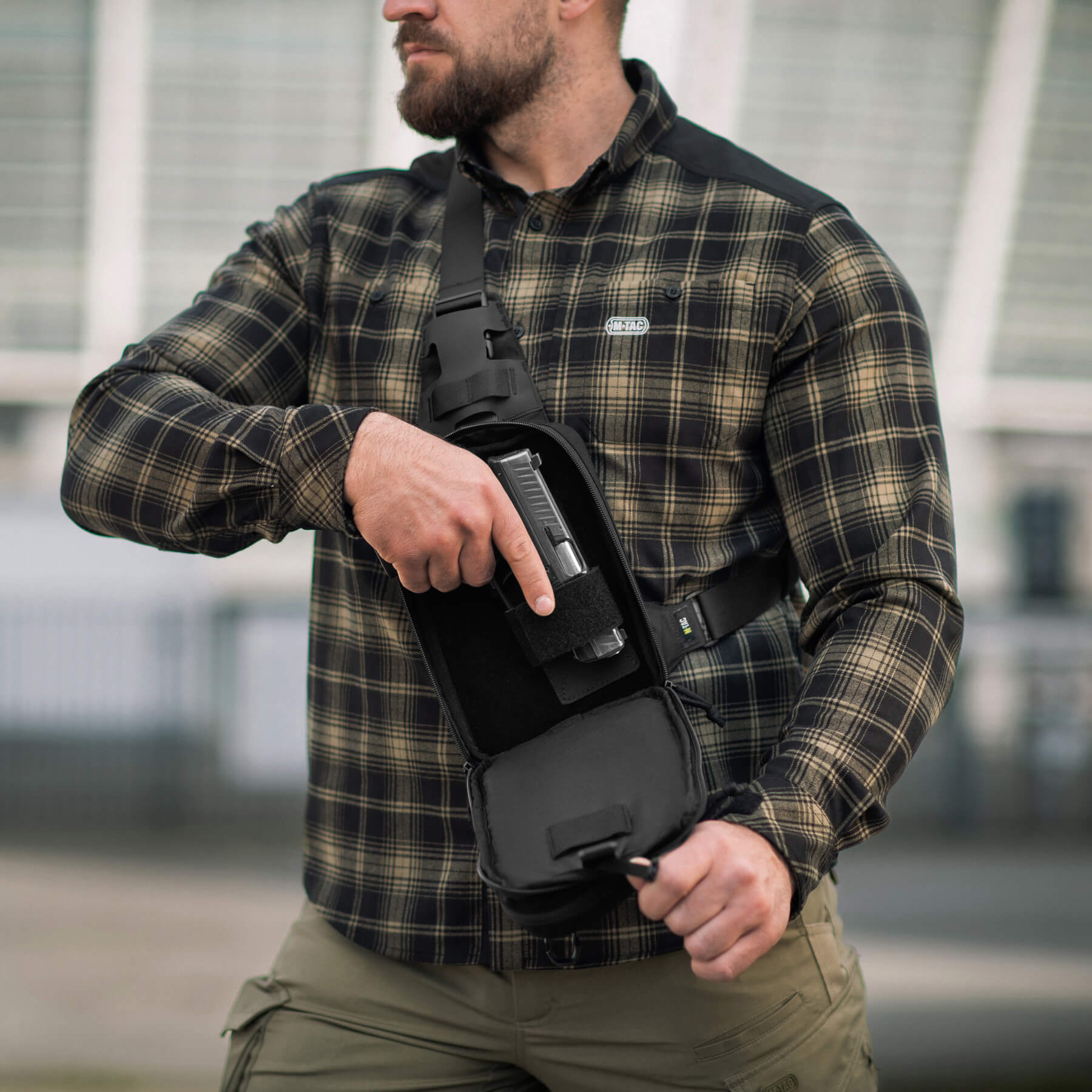 M-Tac сумка Sling Pistol Bag Black