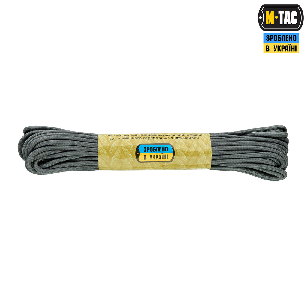M-Tac паракорд 550 type III Grey 15м