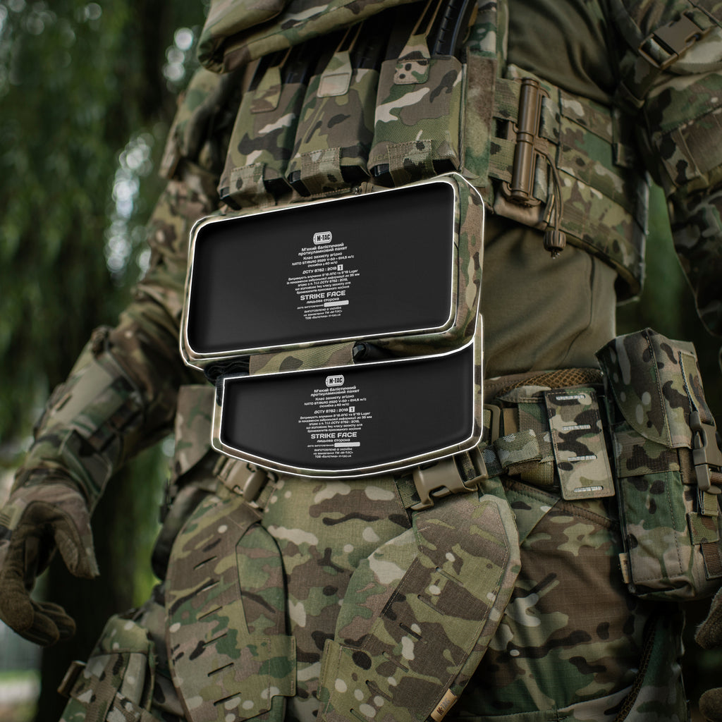 M-Tac захист живота з балістичним пакетом 1 клас захисту Multicam