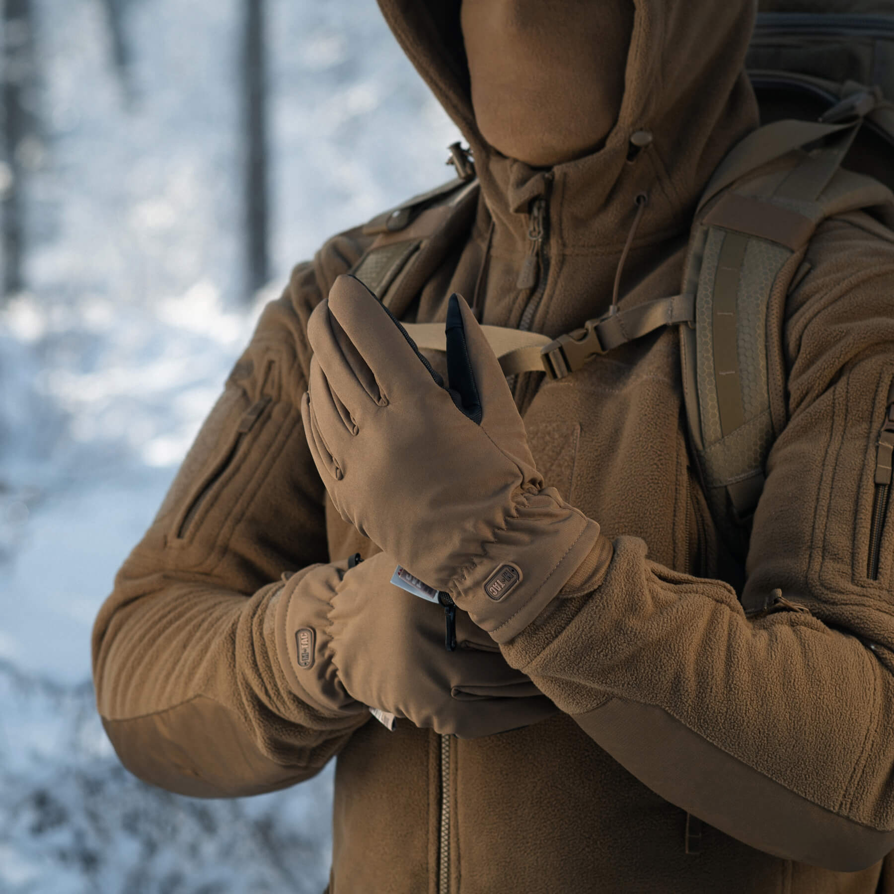 M-Tac рукавички Soft Shell Thinsulate Coyote Brown