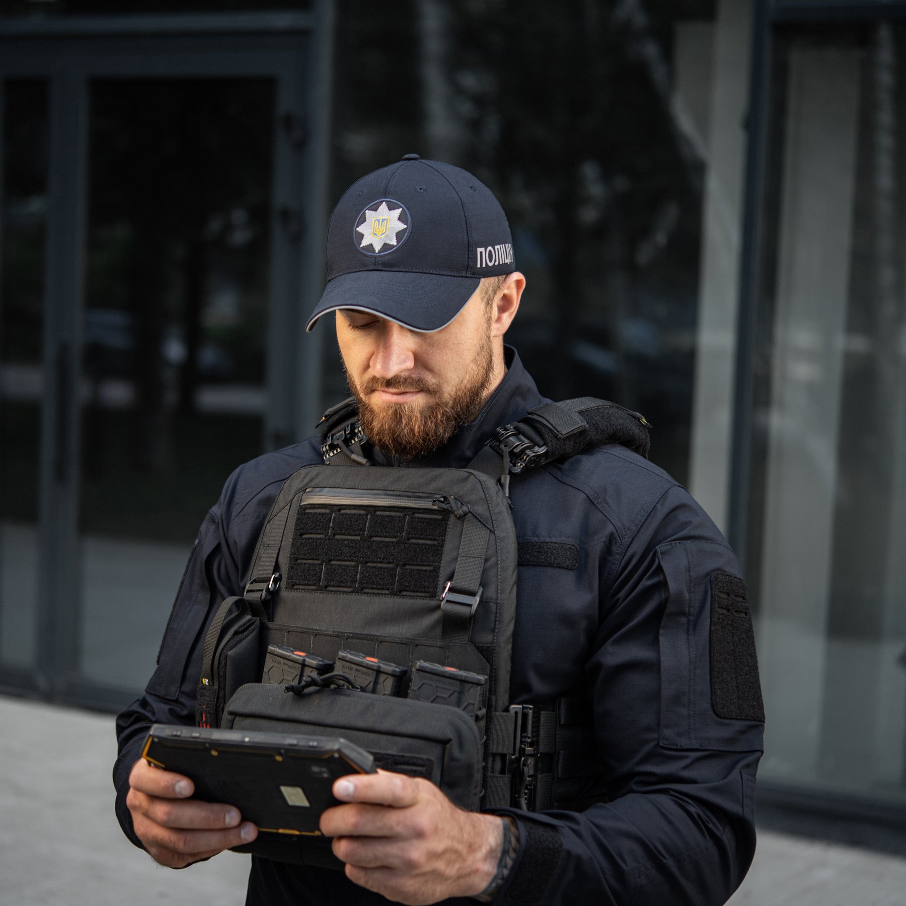 M-Tac бейсболка Поліція Elite Flex рип-стоп Dark Navy Blue