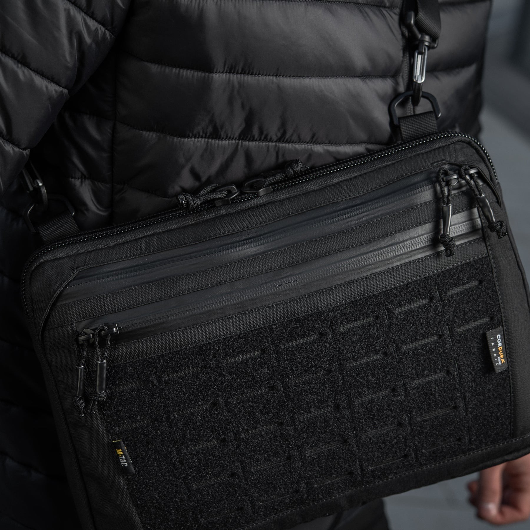 M-Tac сумка Admin Bag Large Elite з липучкою Black