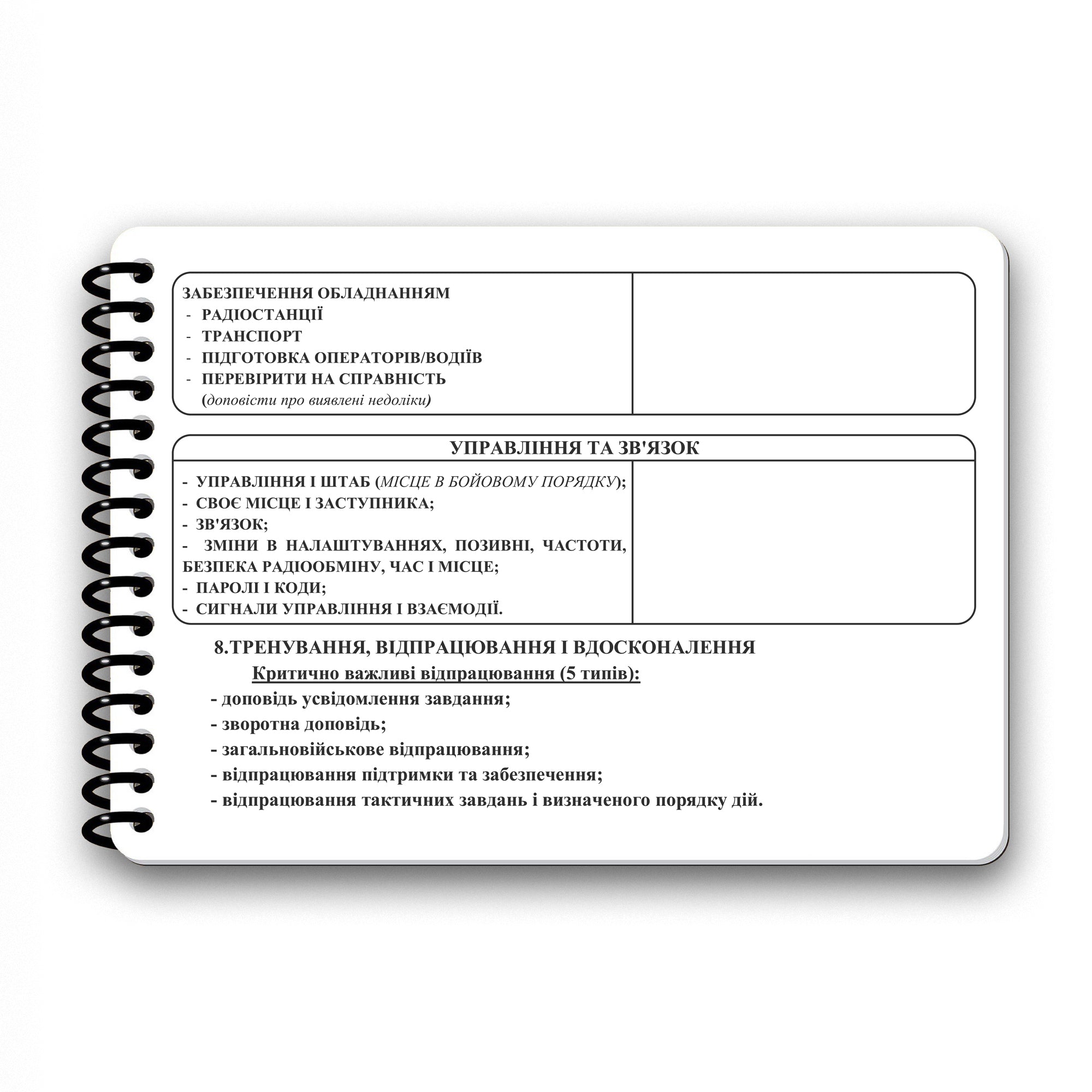 Ecopybook Tactical Блокнот сержанта