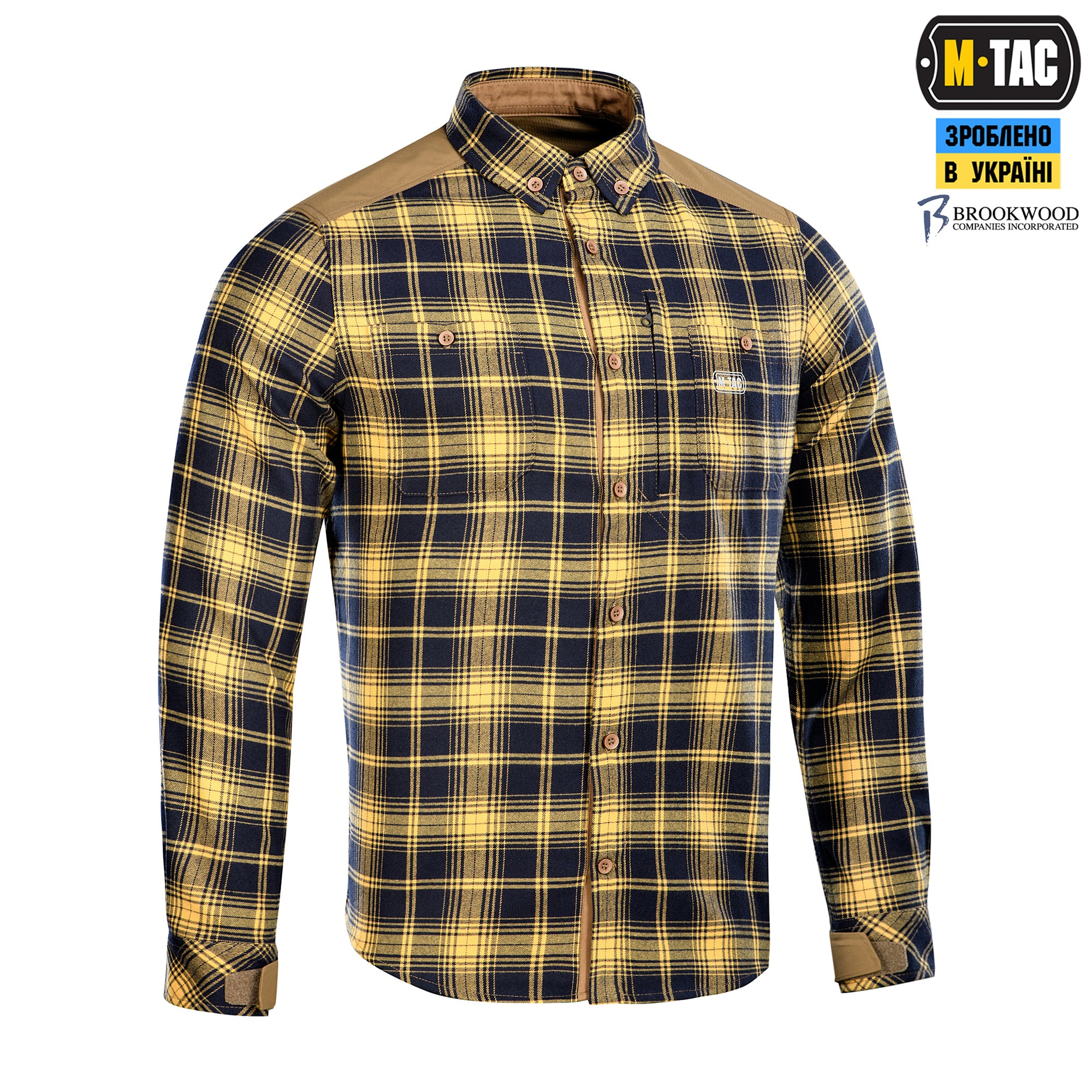 M-Tac сорочка Redneck Cotton Navy Blue/Yellow