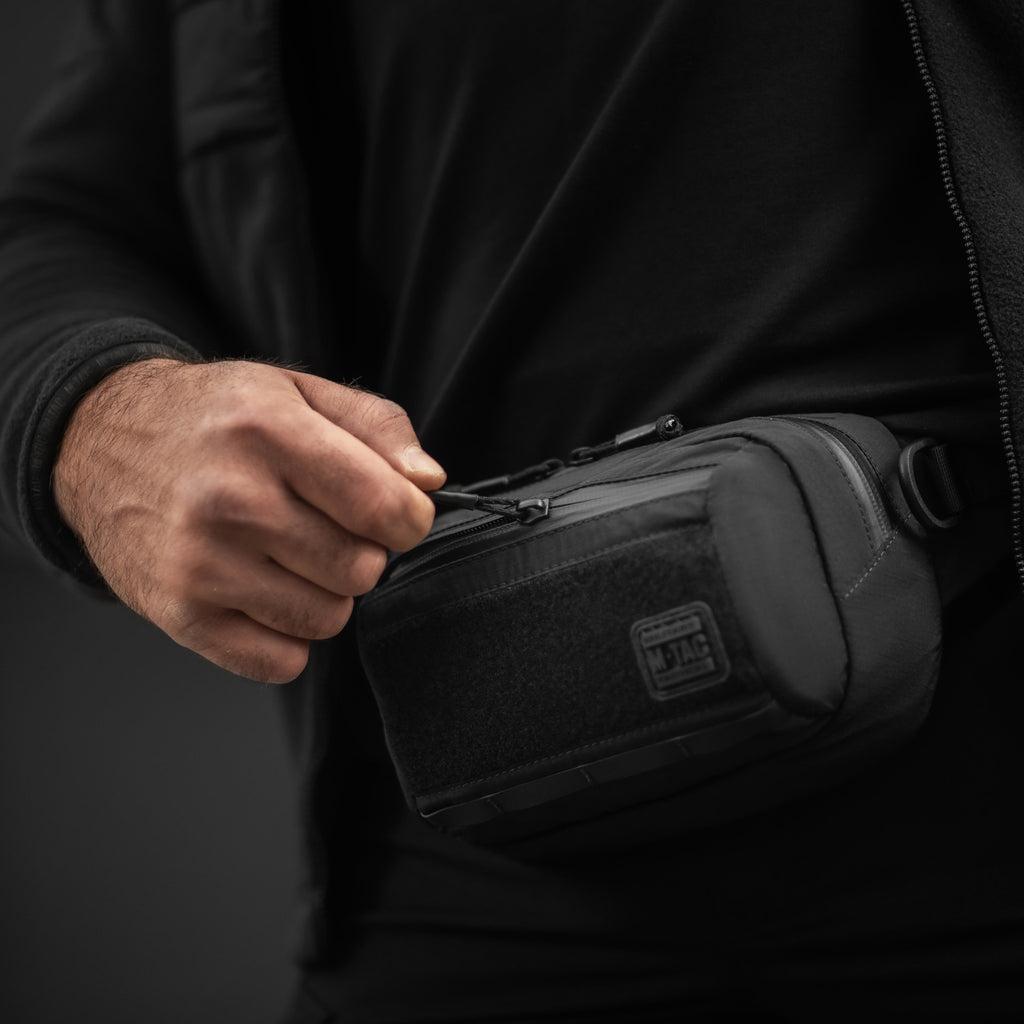 M-Tac сумка City Waist Bag з липучкою Lite-NR Elite Black