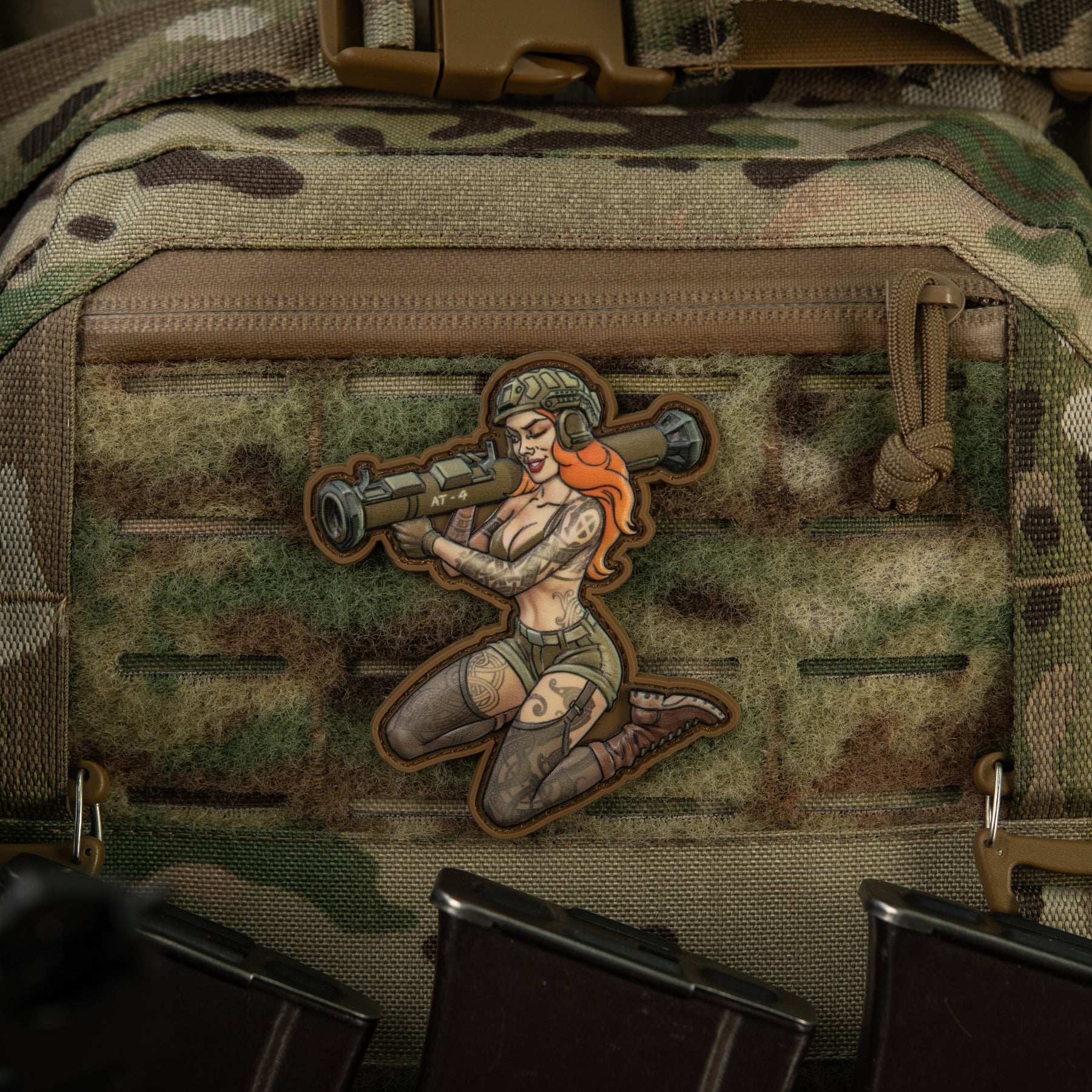 M-Tac нашивка Tactical girl №9 PVC Skandinavik