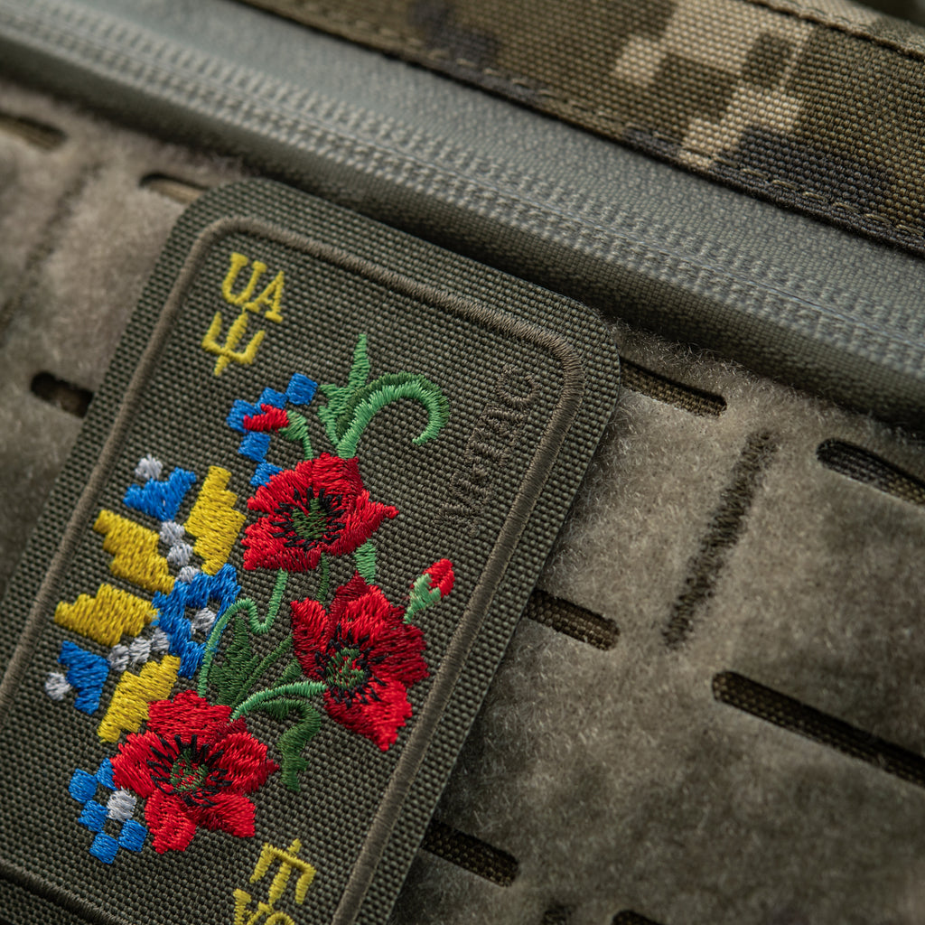 M-Tac нашивка Орнамент Мак (вишивка) Ranger Green