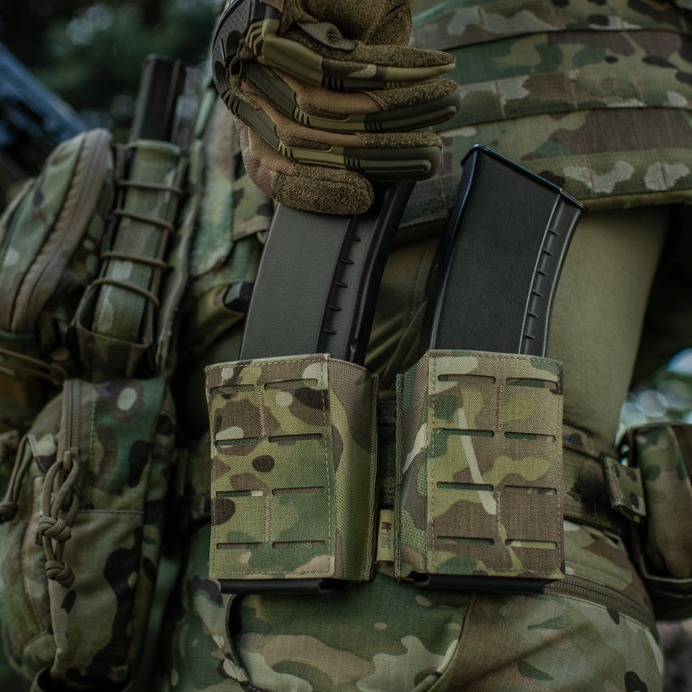 M-Tac підсумок для магазина на гумці (10 см) Laser Cut Multicam