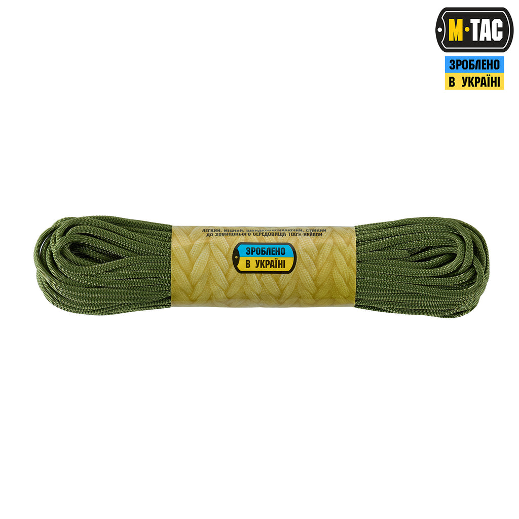 M-Tac паракорд 550 type III Army Green 30м