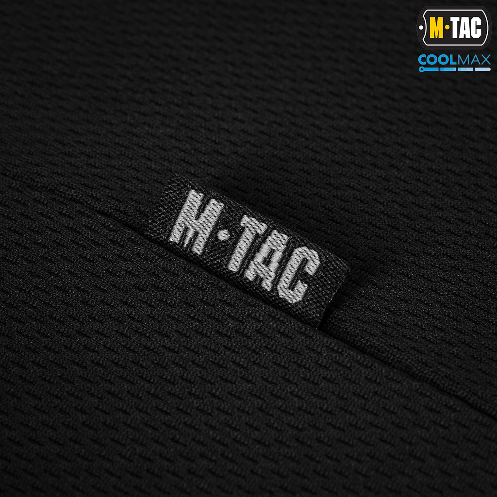 M-Tac поло Elite Tactical Coolmax Black/Dark Navy Blue